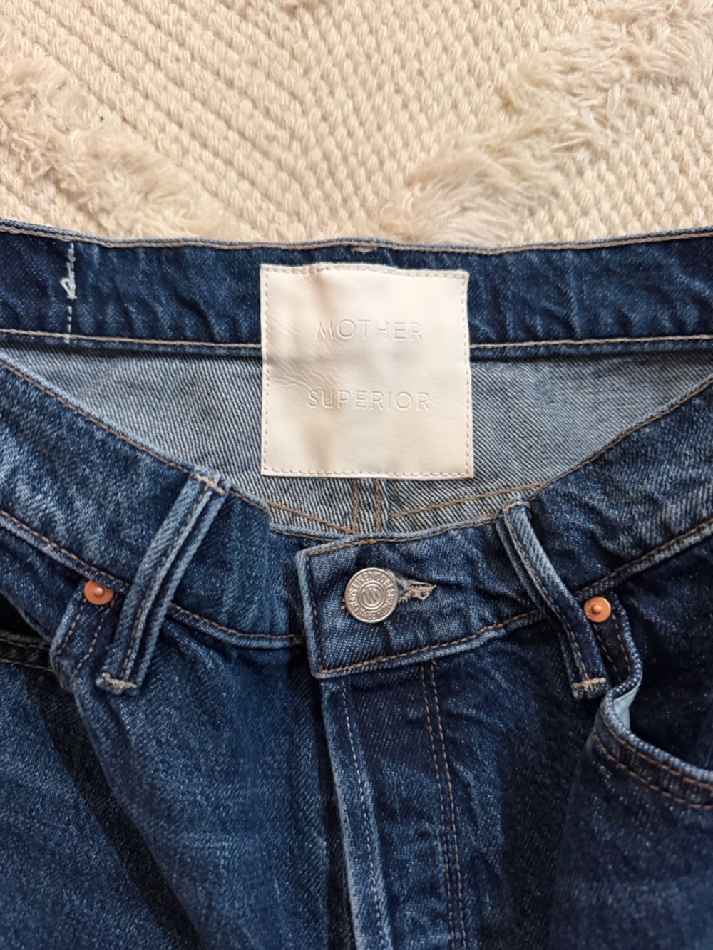Mother The Lil Spitfire Nerdy Cuff Jeans - Picture 4 of 8